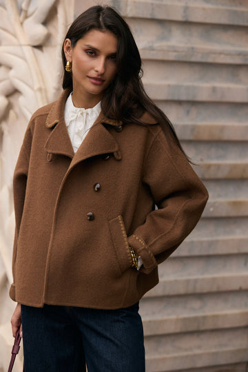 Liam camel coat