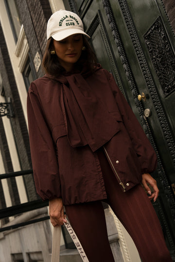 Hayra chocolate windbreaker