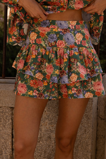 Skort Loumy Spring Green