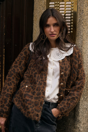 Madison Leopard cardigan