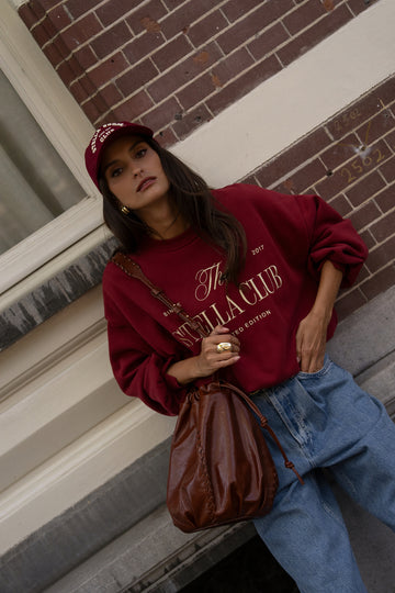 Sweat Novak rouge blason