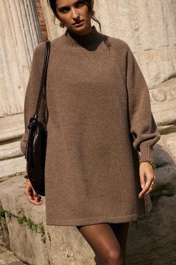 Ballia taupe knit dress