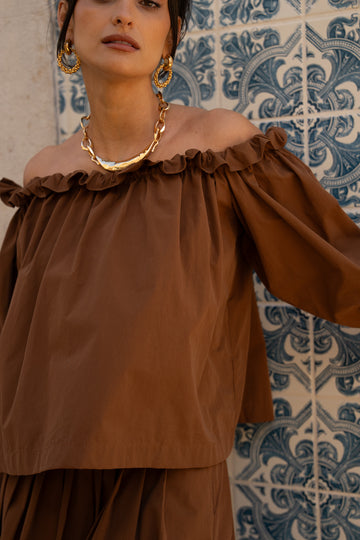 Blouse Selia mocha