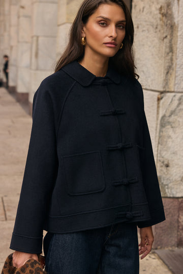 Deona navy wool jacket