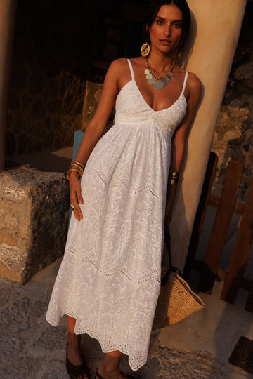 Vestido Athalys Halo Bordado