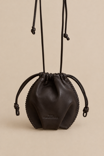 Betyna brown drawstring bag