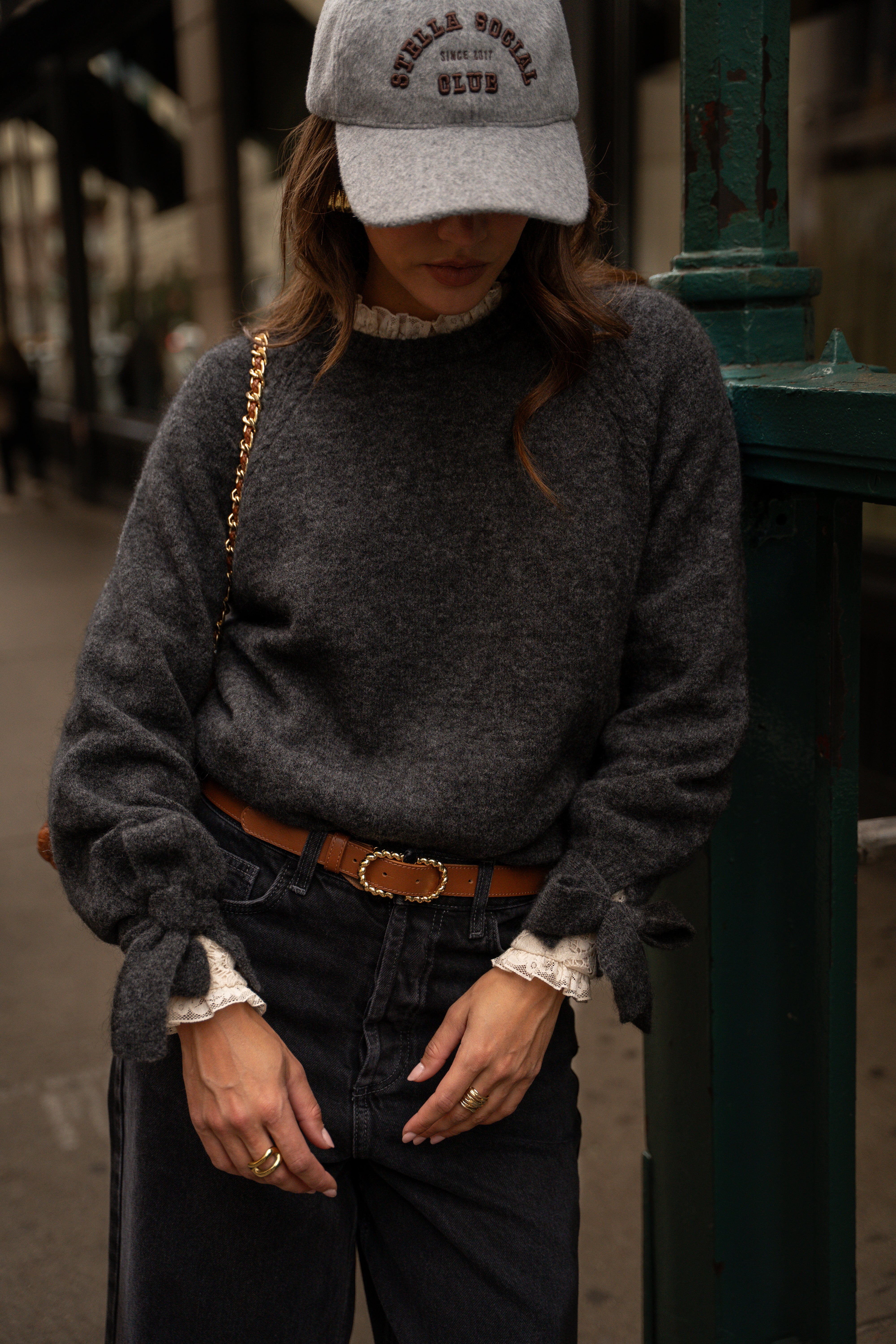 Pull Ethan gris anthracite chiné