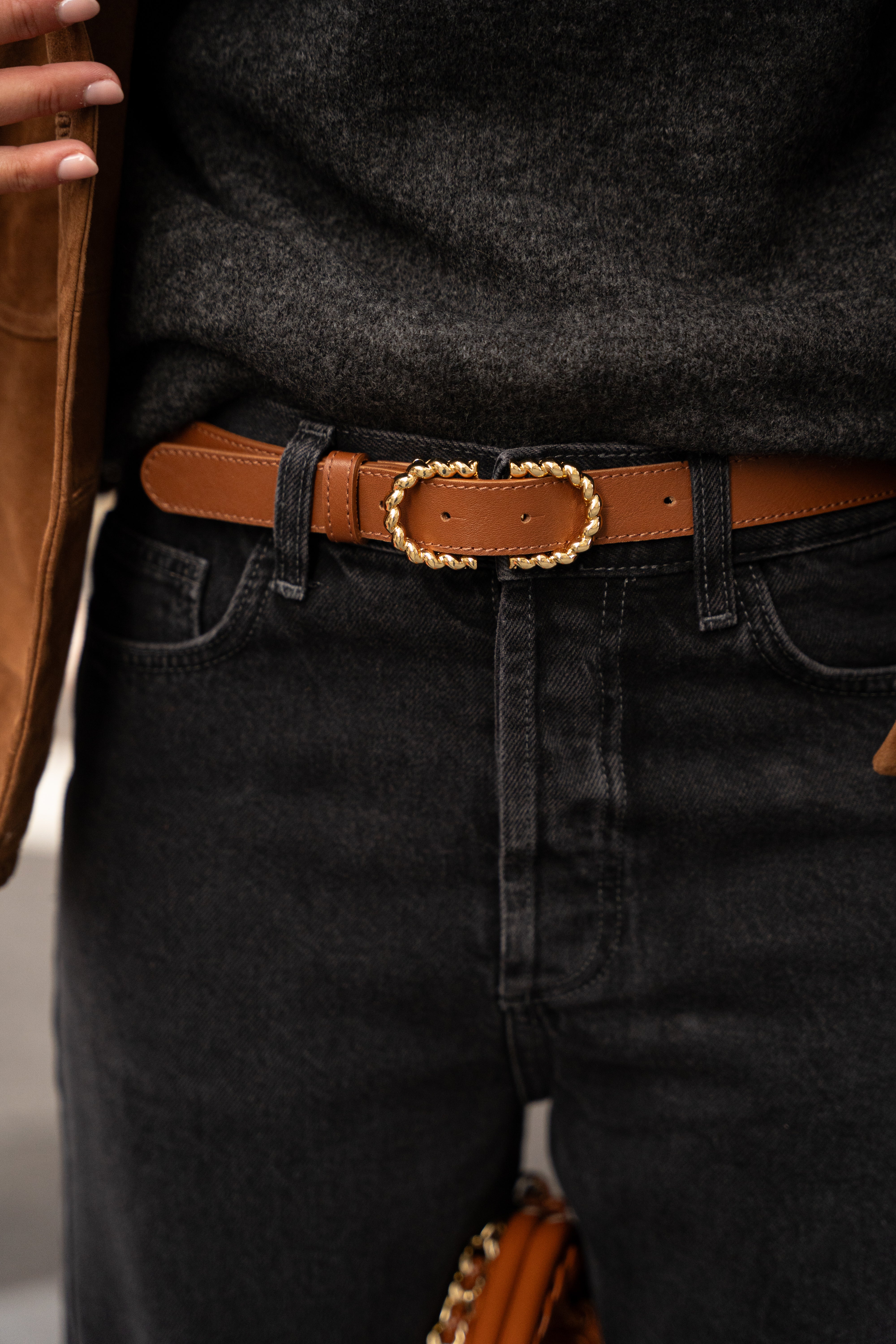 Ceinture Hena torsade mocha