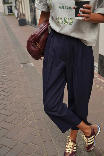 Doris trousers, navy blue