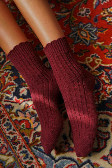 Socky burgundy Socks