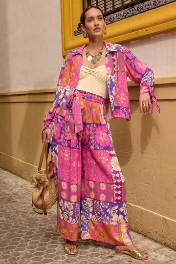 Natala Paisley Flower Pants