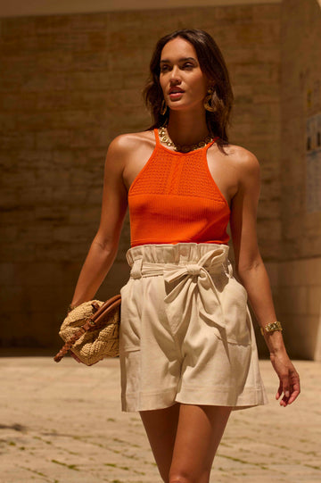 Short Paperbag Stavros beige