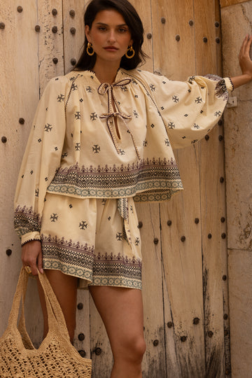 Blouse Brodée Ilmara Anaya