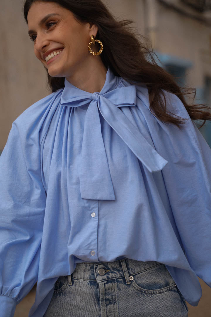 Dayana blouse, light blue