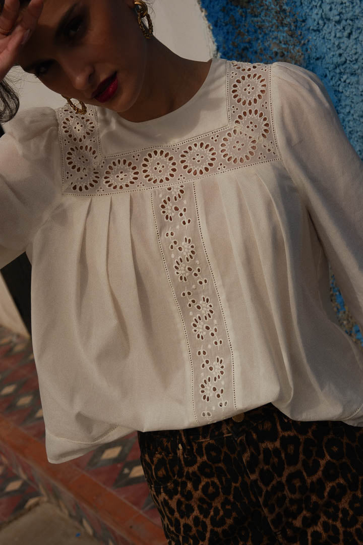 Beautiful cream blouse