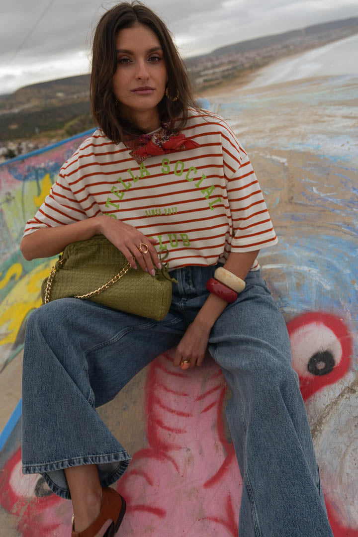 T-shirt Felipe Safran rayé