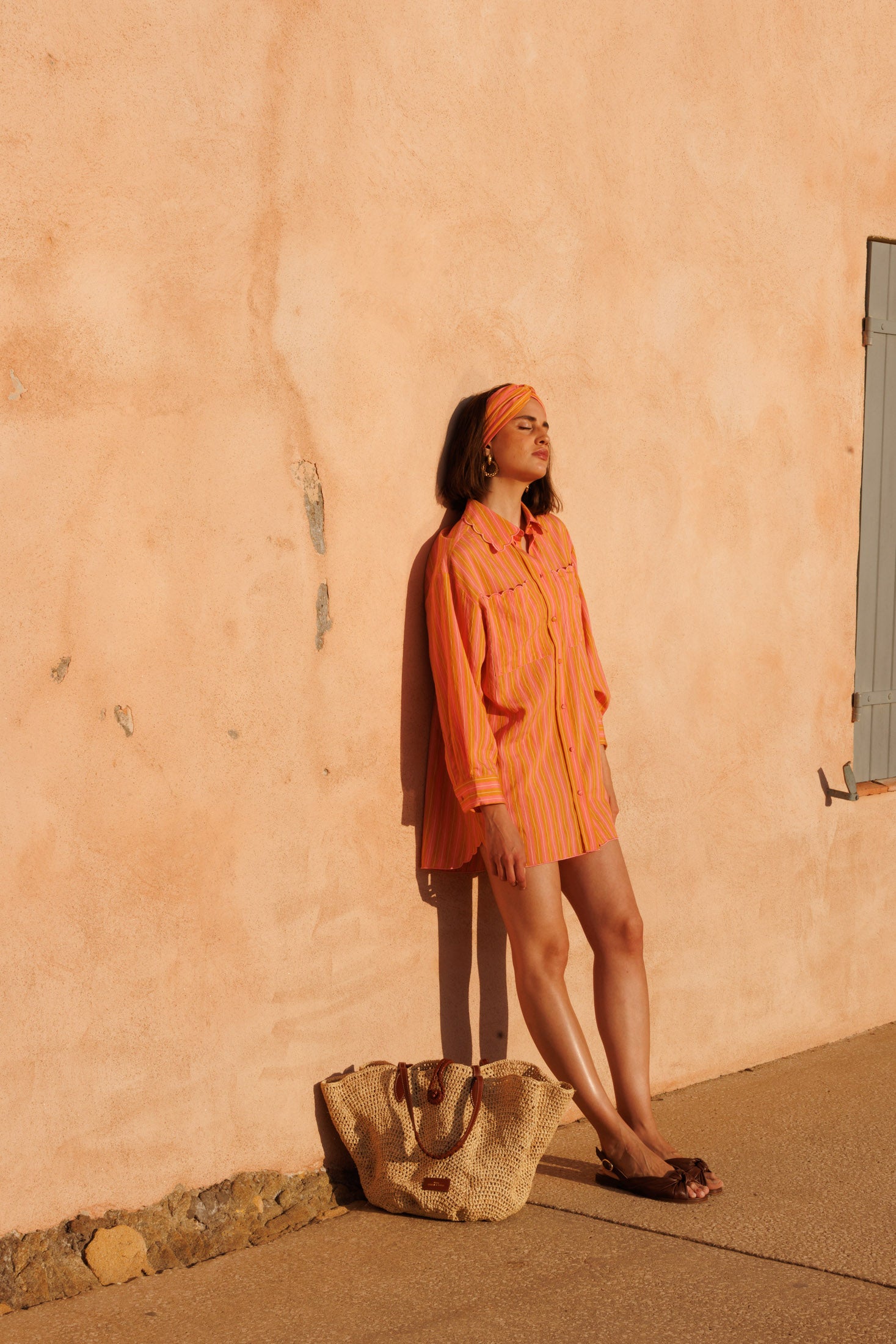 Orange dress