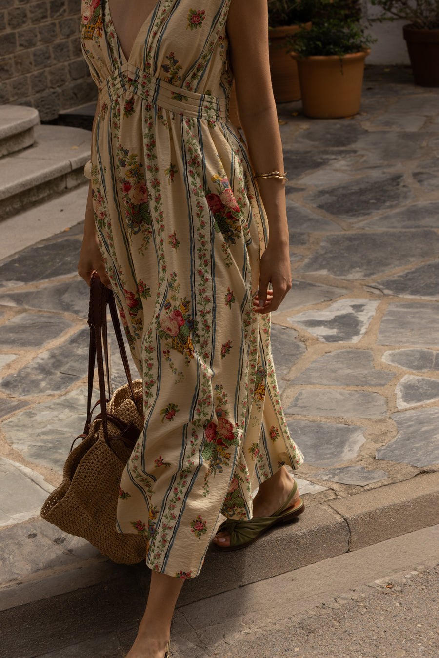 Sevila Floral Rayon Dress
