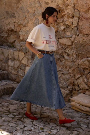 Falda Bridget New Stone