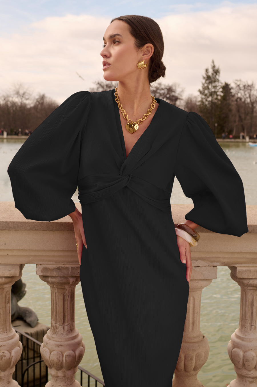 Siara Black Dress