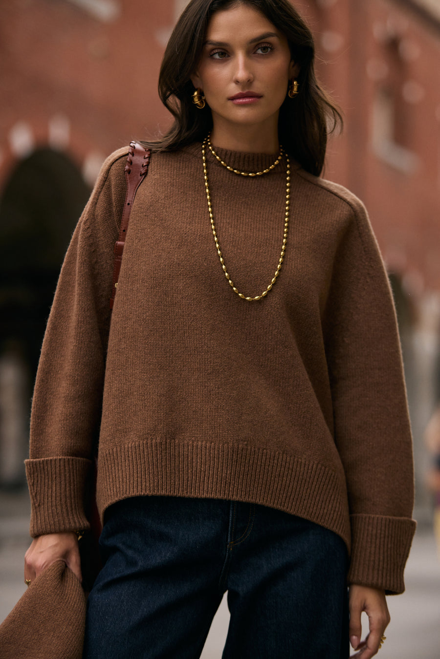 Abane mocha sweater