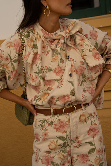 Denim Blouse Amarya Rosabella