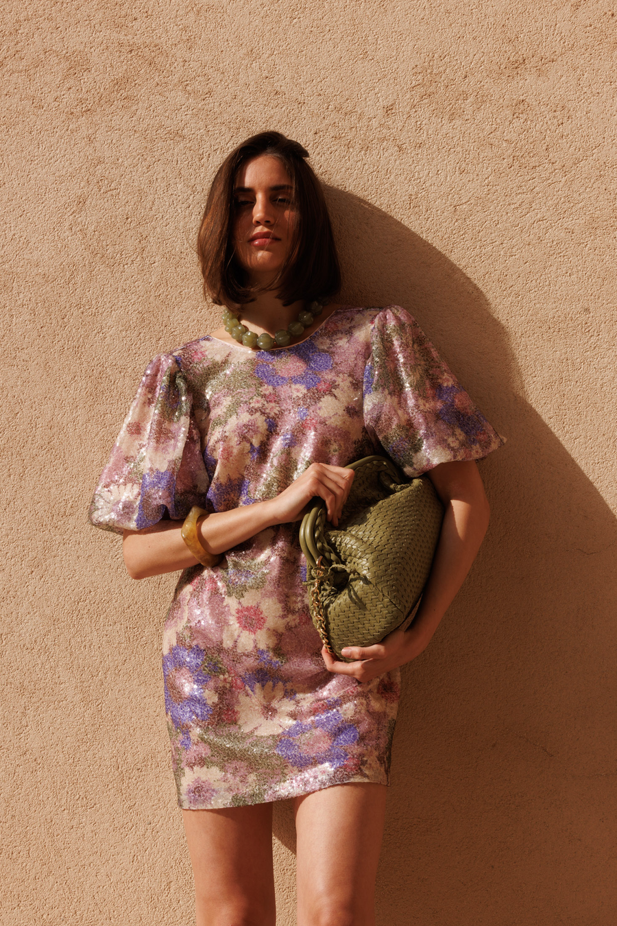 Marlina Purple Sequin Dress