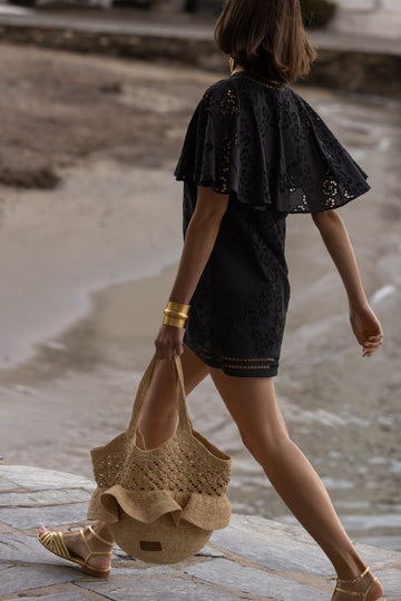Vestido Silianna Bordado negro