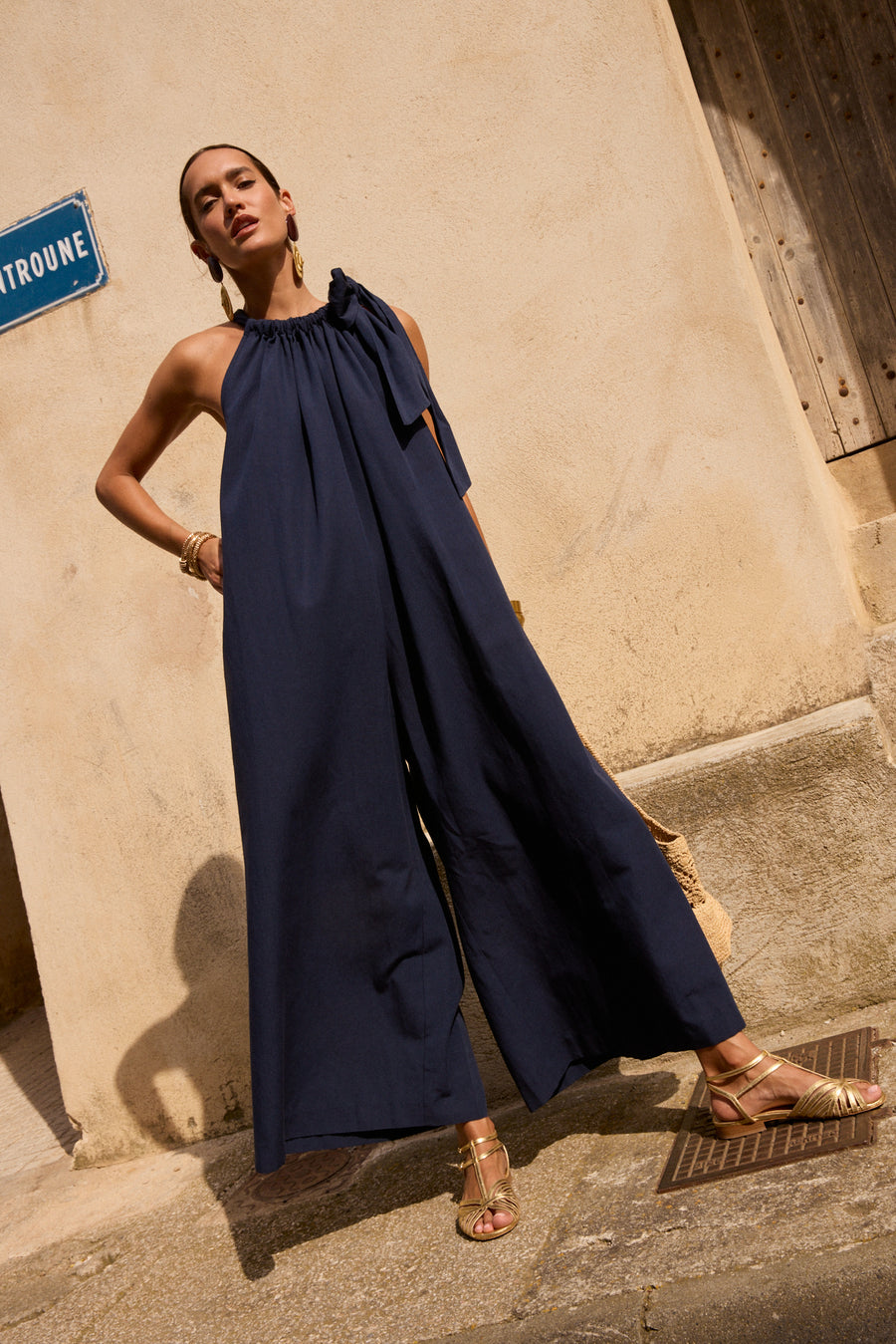 Mykonos Navy Jumpsuit
