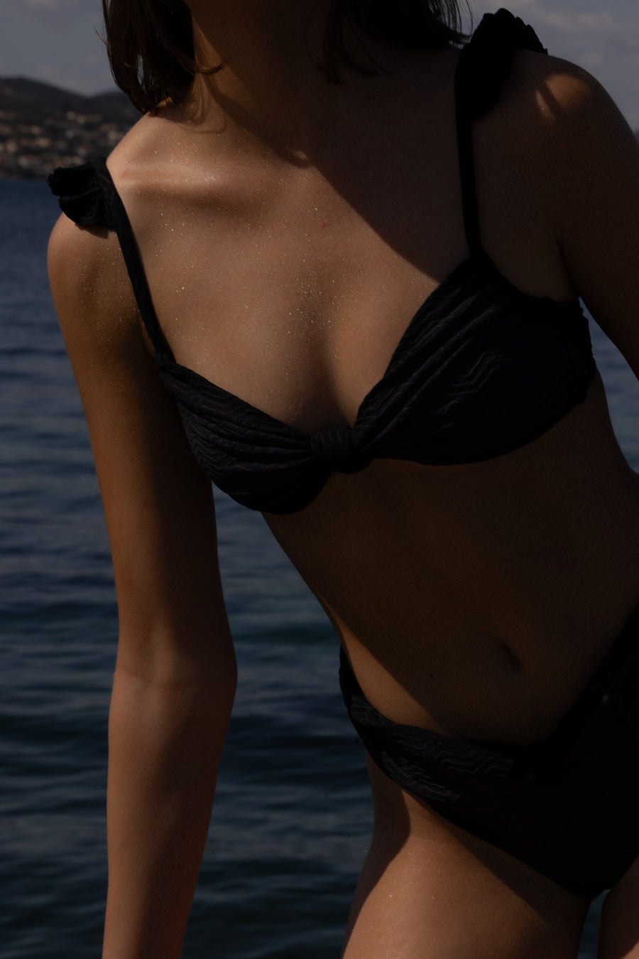 Haut De Maillot Lykia noir