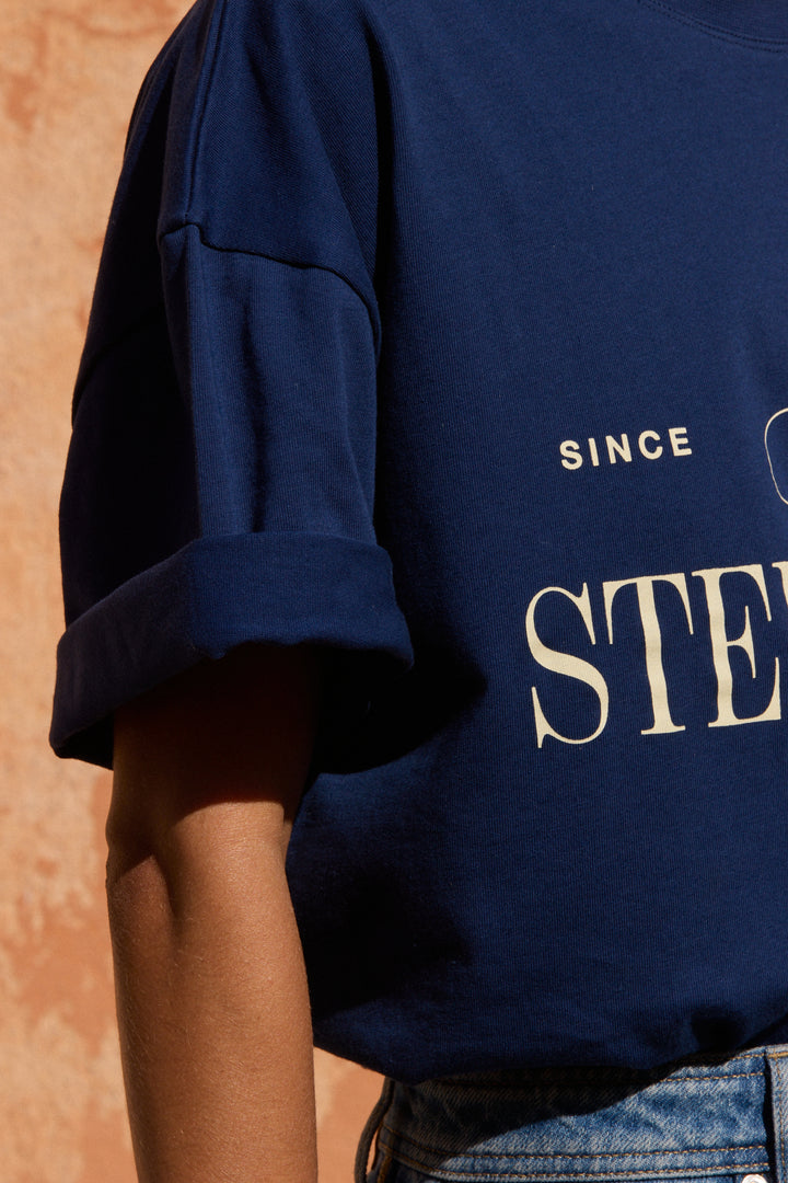 Camiseta Felipe azul heritage