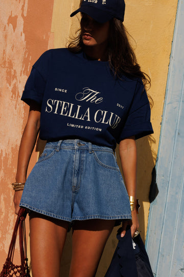 Short Brett denim stone washed