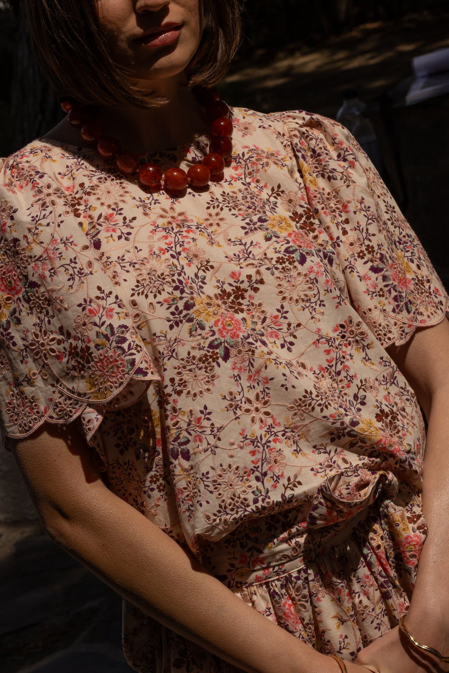 Top Krysta Brode Aube Floral