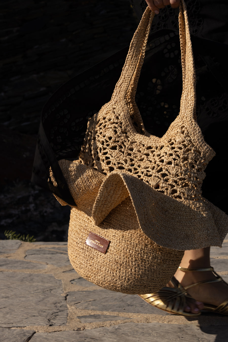 Palamini Raffia Basket
