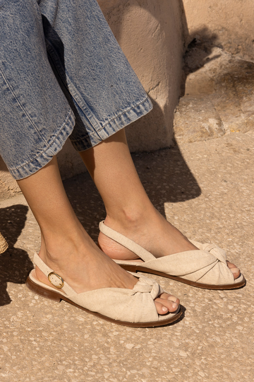 Ecru Eva Sandals