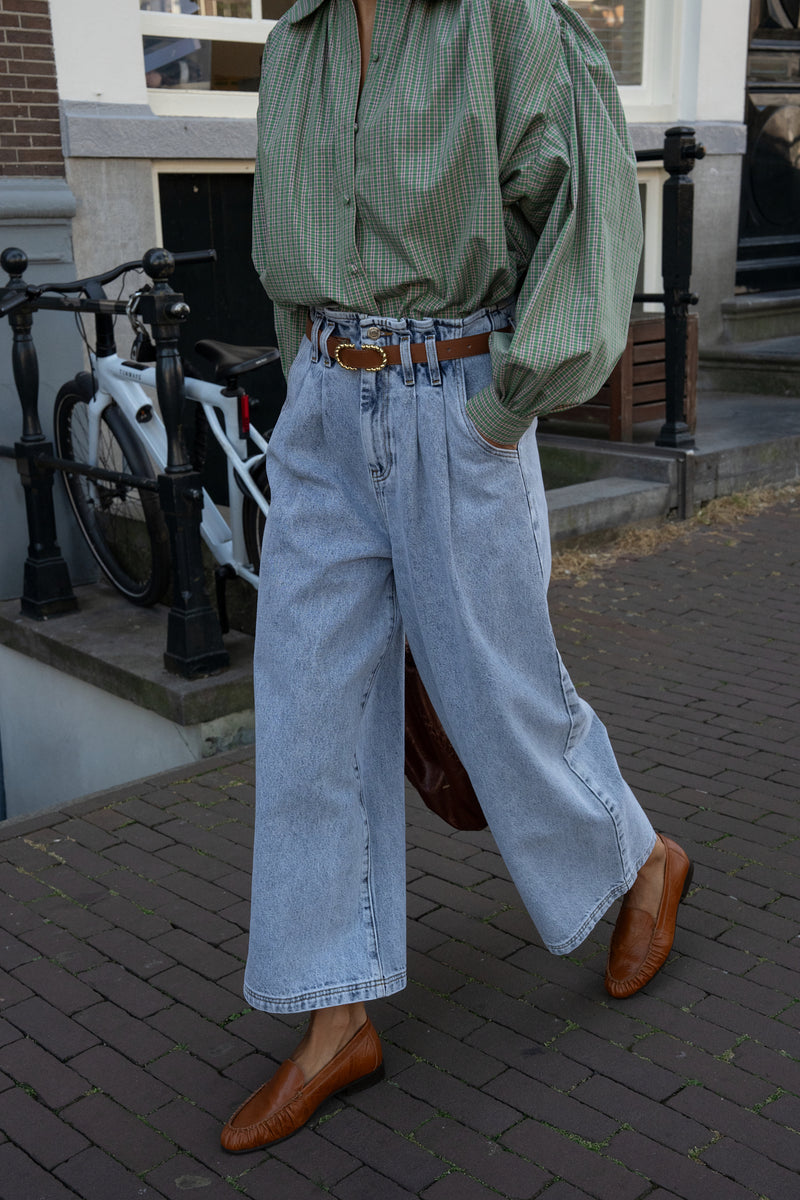Jonathan paper bag acid wash jeans