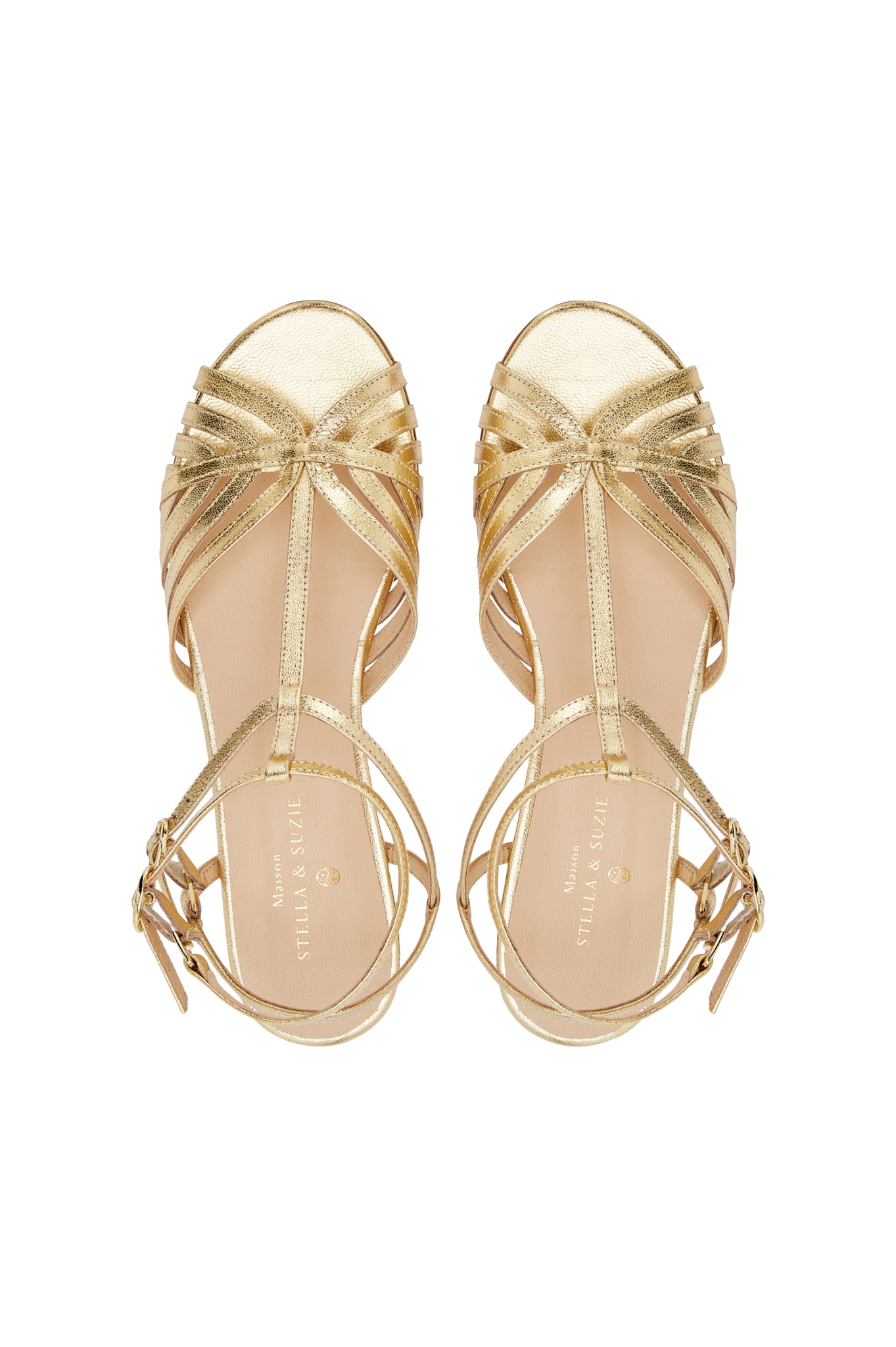 Medusa Gold Sandals – Maison Stella & Suzie