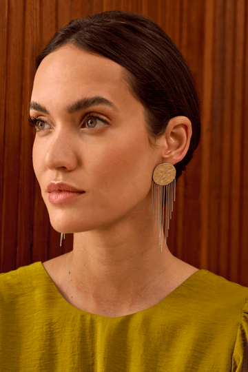 Boucles d'oreilles Clodie argenté