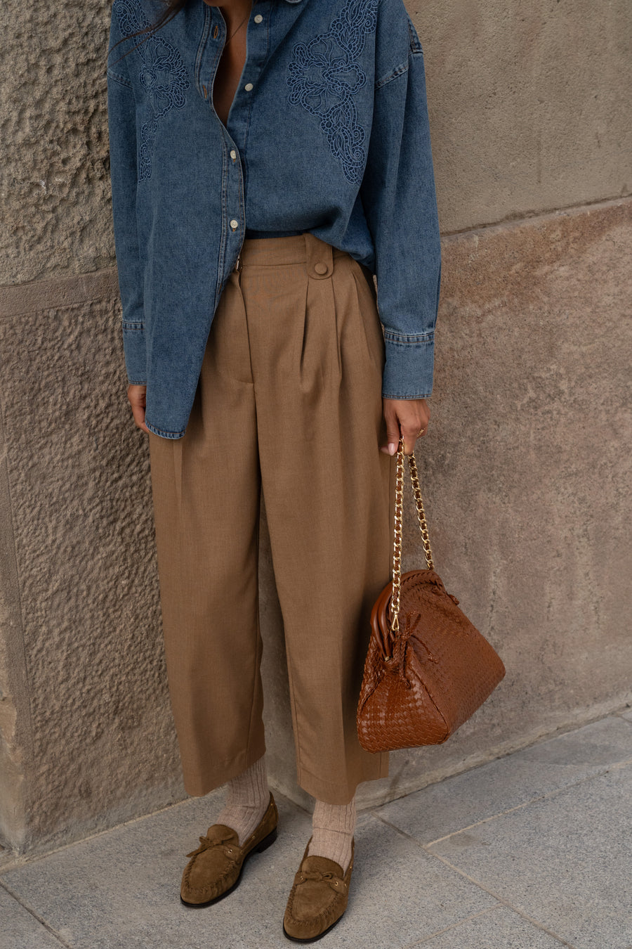 Doris cafe latte pants