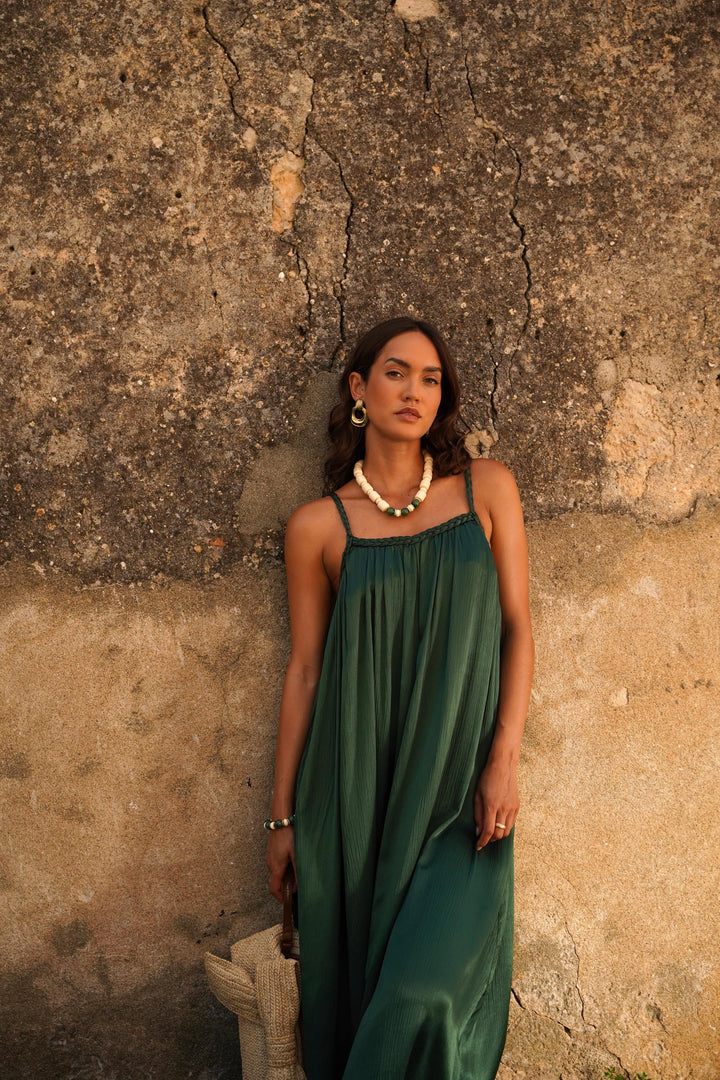 Soanna dark green dress Maison Stella & Suzie Soanna dark green dress Maison Stella & Suzie