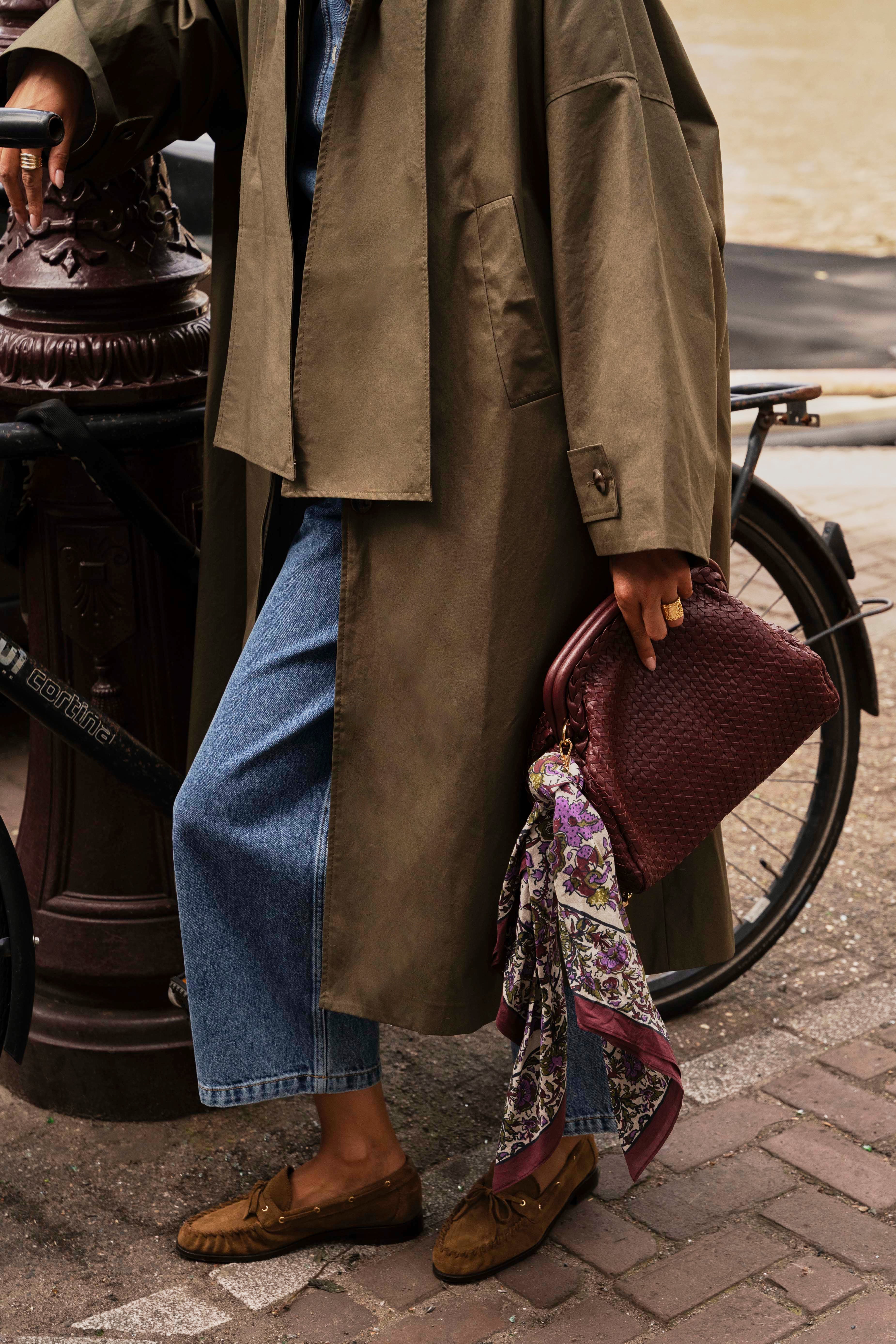 Giorgio green trench coat – Maison Stella & Suzie