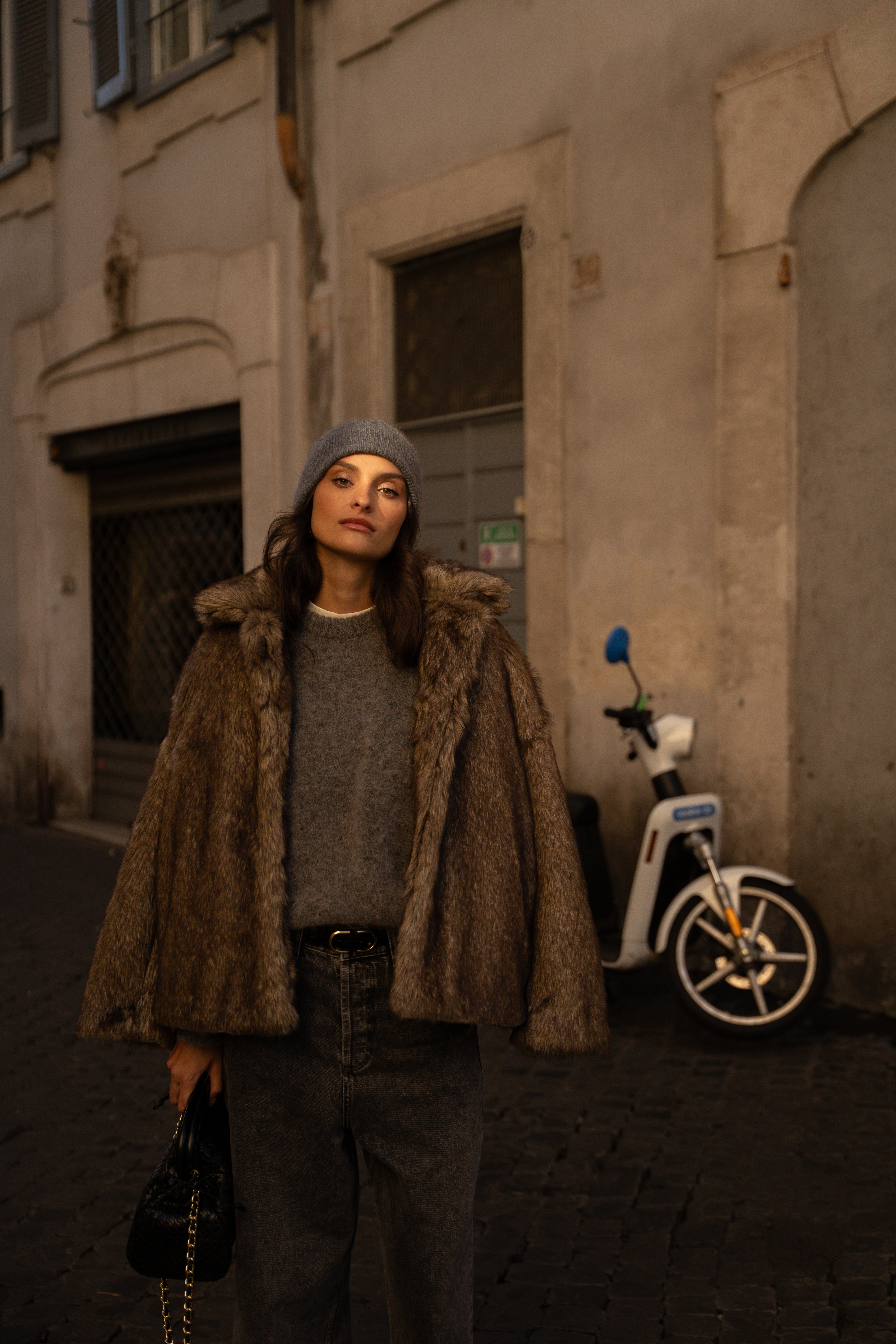 Jackie tawny coat – Maison Stella & Suzie