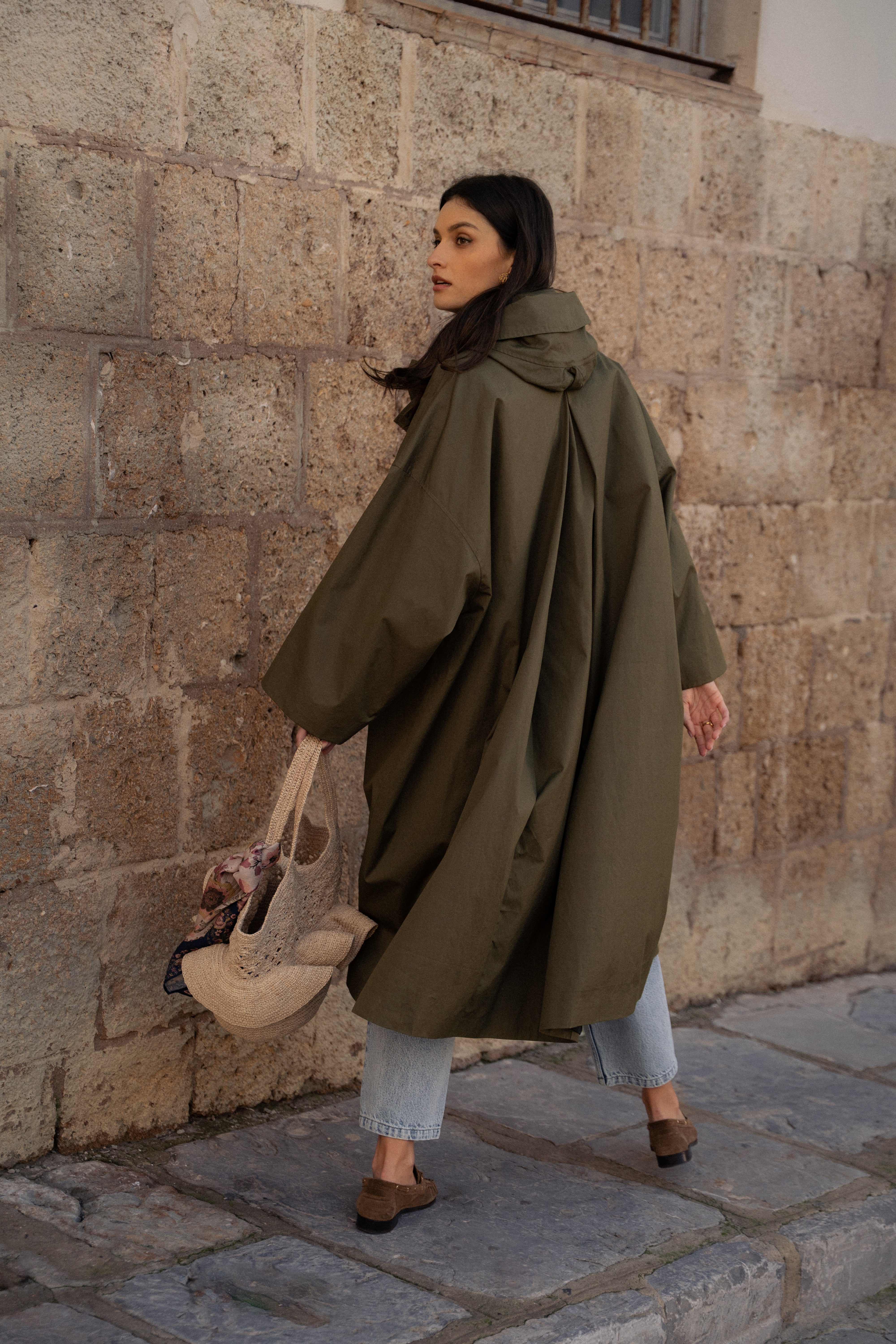 Giorgio green trench coat – Maison Stella & Suzie
