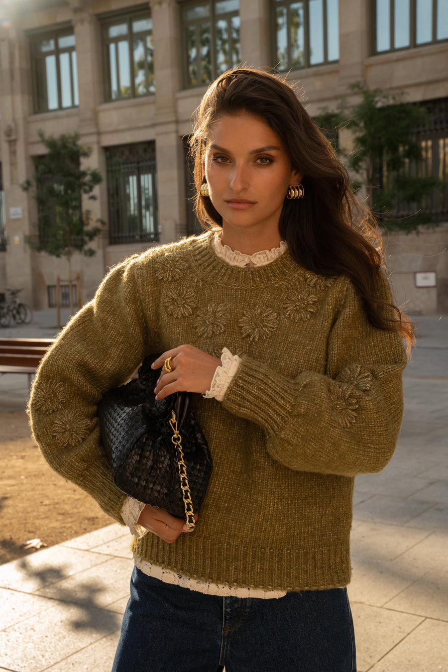 Madah olive sweater