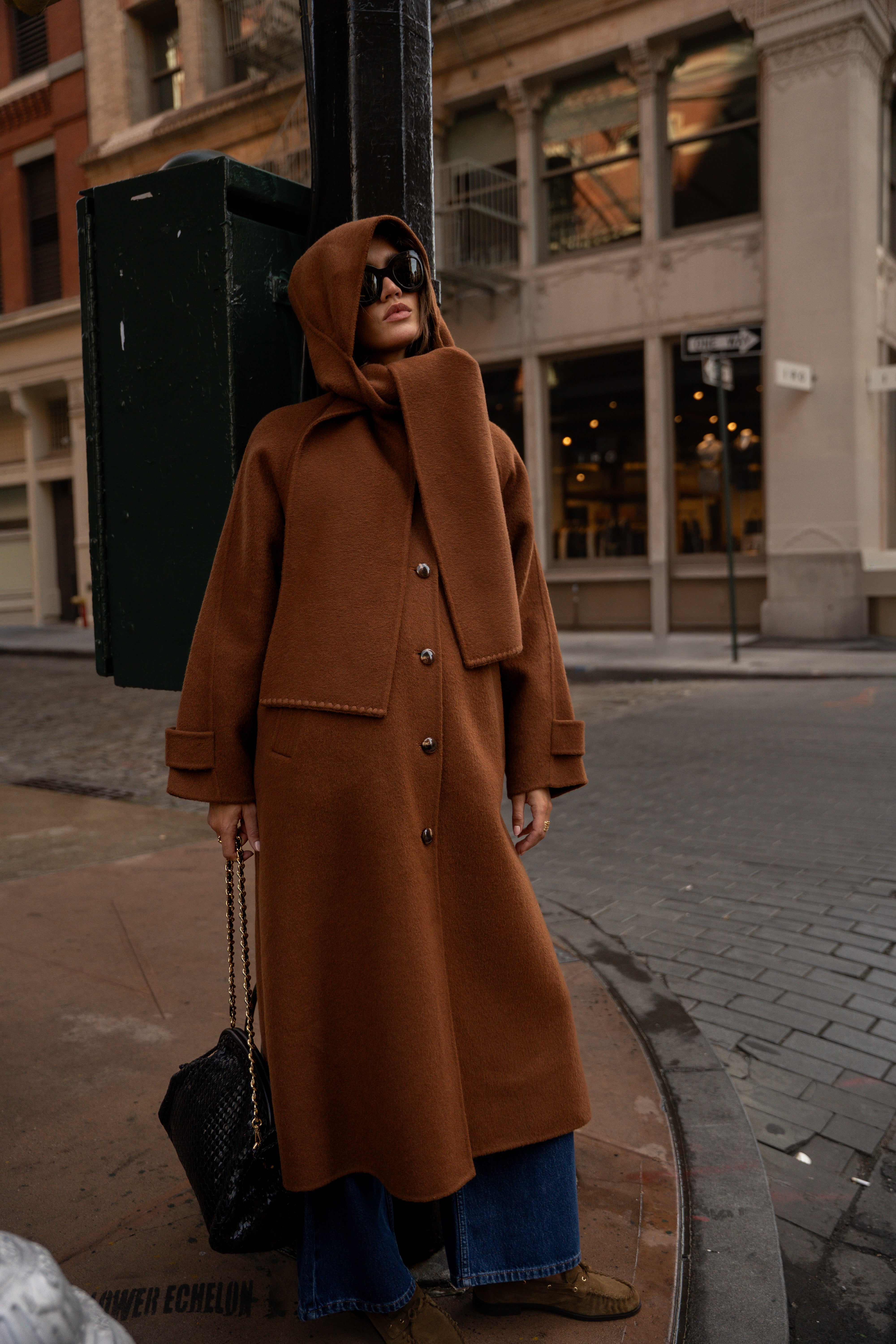 Gaellane mocha coat – Maison Stella & Suzie