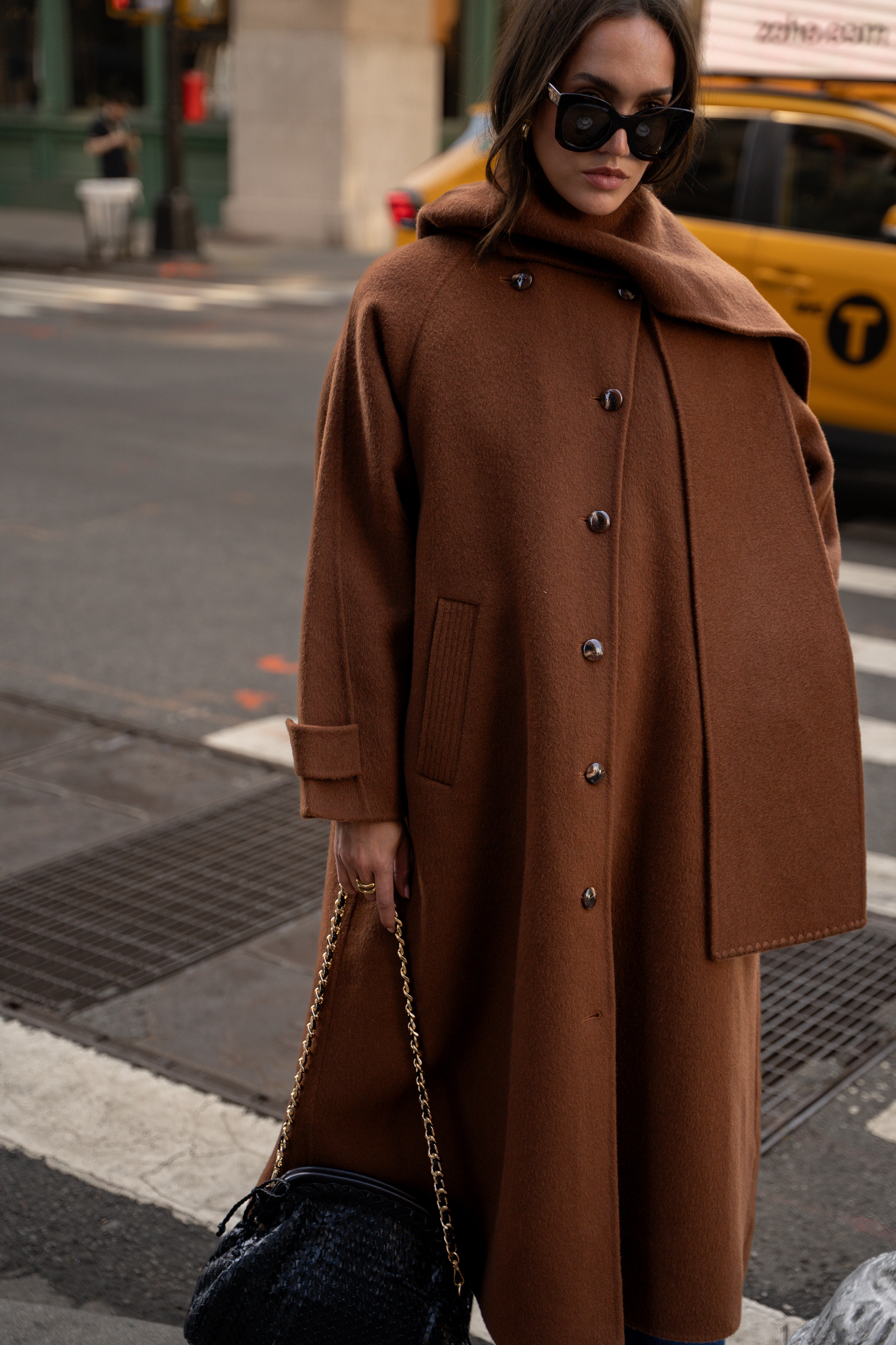 Gaellane mocha coat – Maison Stella & Suzie