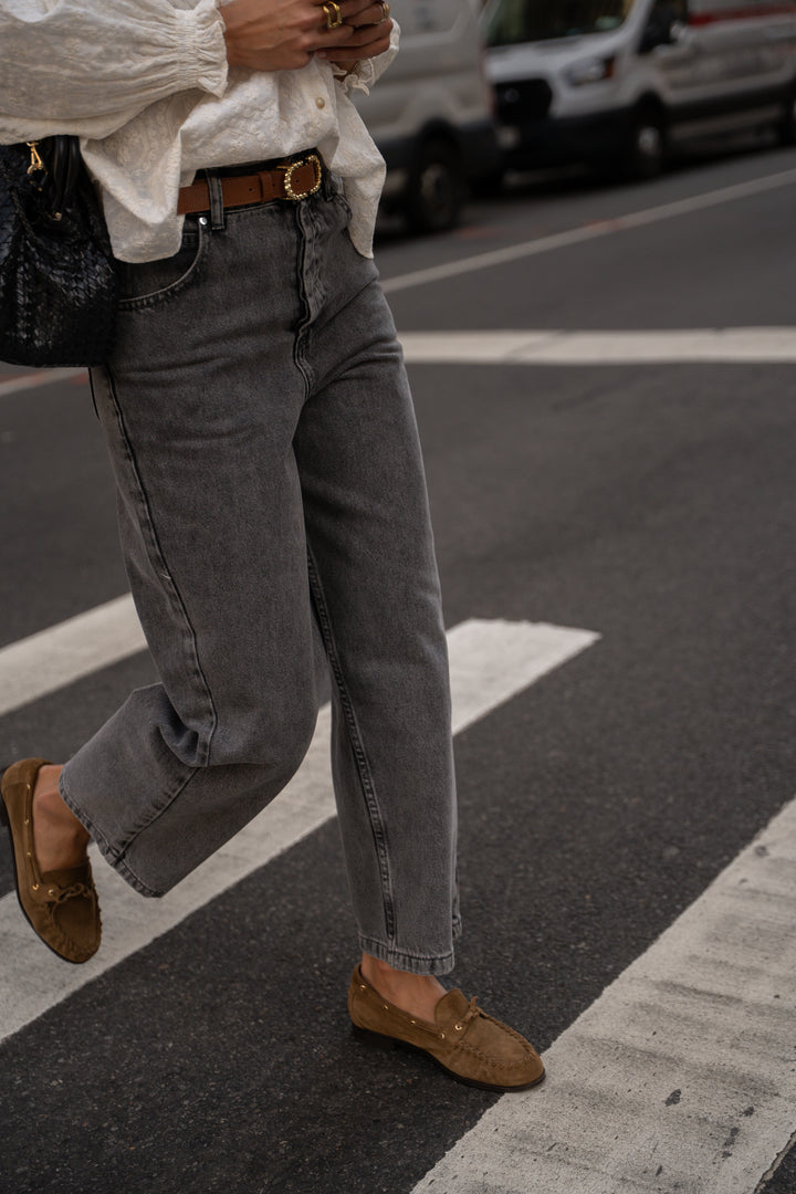 Jean Benji washed grey