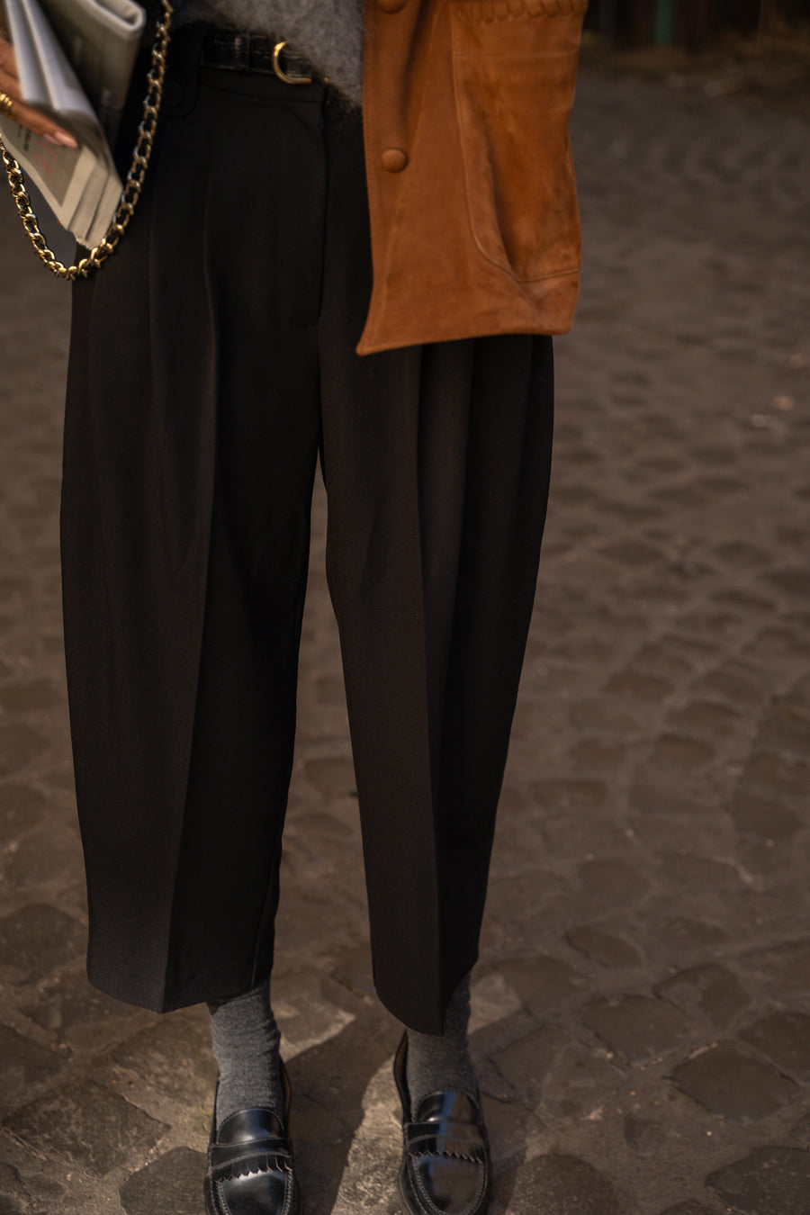 Doris black trousers