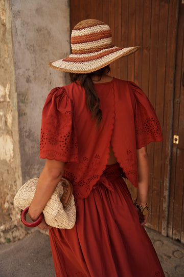 Blouse Krysta Tuscan Red