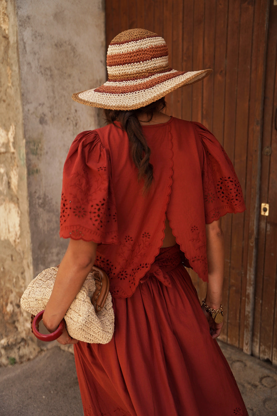 Blusa Krysta Rojo Toscano